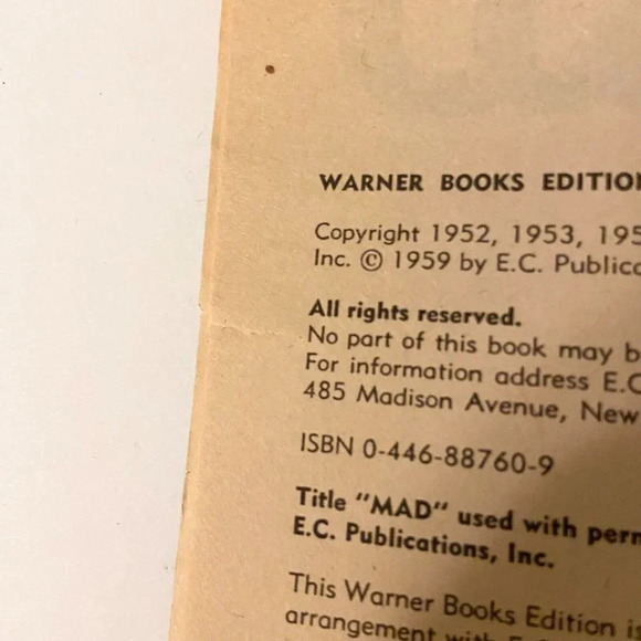 Vintage 1979 Son of Mad William M Gaines Comic  Magazine Paperback Book - Picture 11 of 16